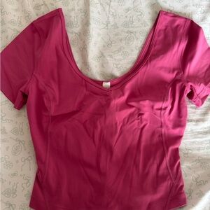 lululemon athletica Vibrant Pink Top